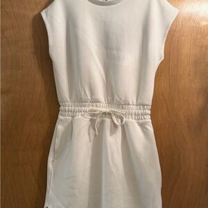 All in Motion Cream Mini Dress